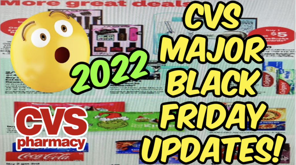 CVS BLACK FRIDAY 2022 UPDATES! Savvy Coupon Shopper
