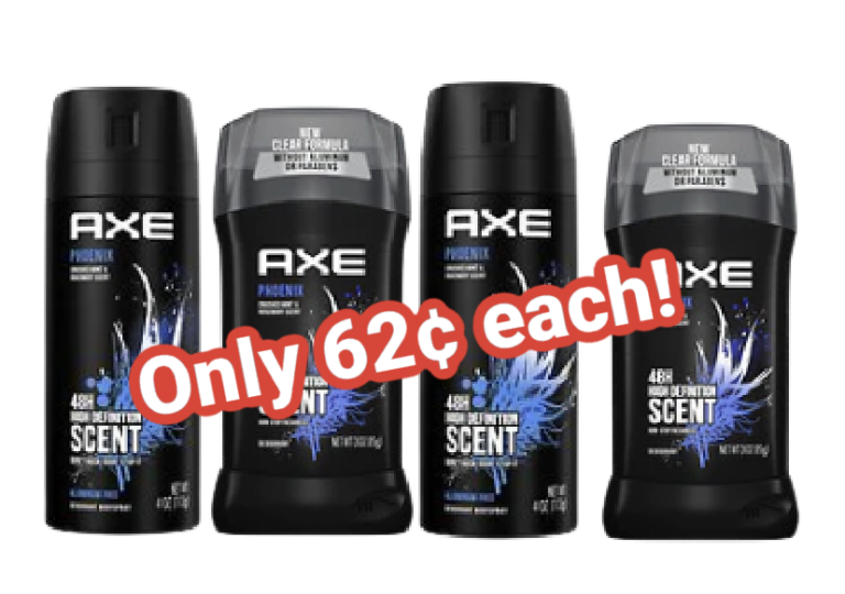 AXE DEODORANT & BODY SPRAY….ONLY 62¢ EACH! Savvy Coupon Shopper