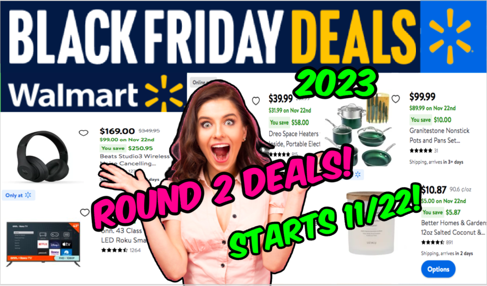 WALMART BLACK FRIDAY DEALS ROUND PREVIEW: STARTS 11/22! – Savvy Coupon  Shopper